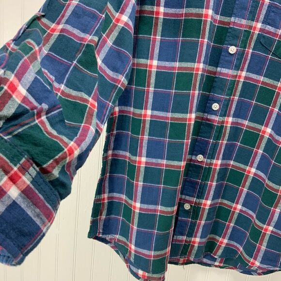 Youth boys Tommy Hilfiger long sleeve plaid shirt - Picture 2 of 4